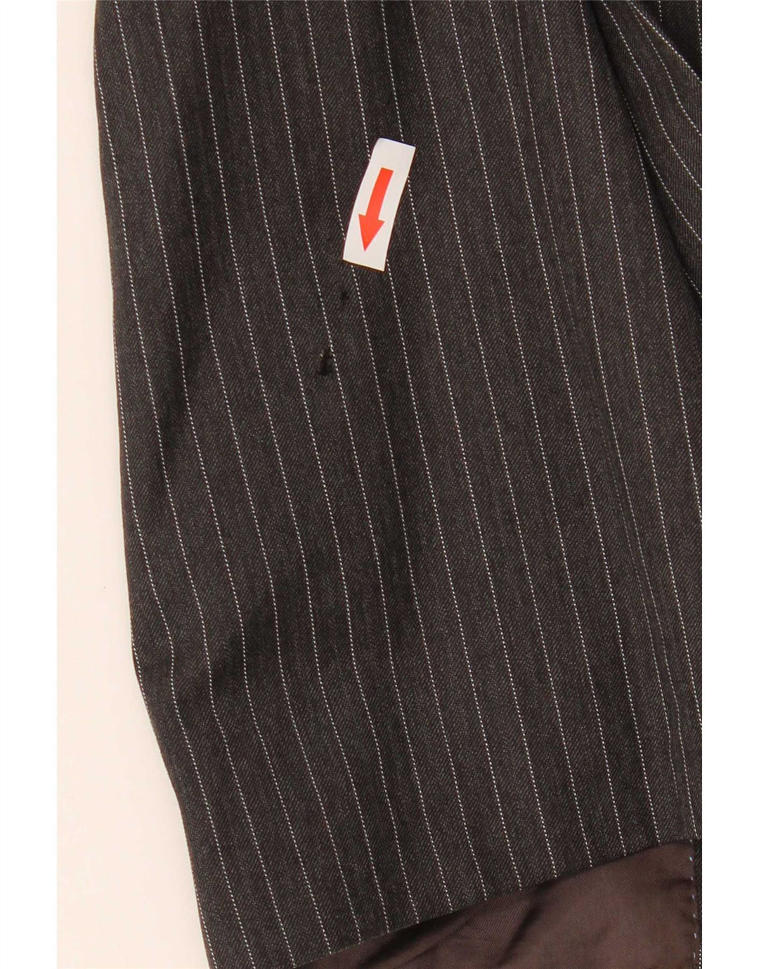 Giacca blazer da uomo a 2 bottoni Massimo Dutti EU 40 Lana gessata grigio medio