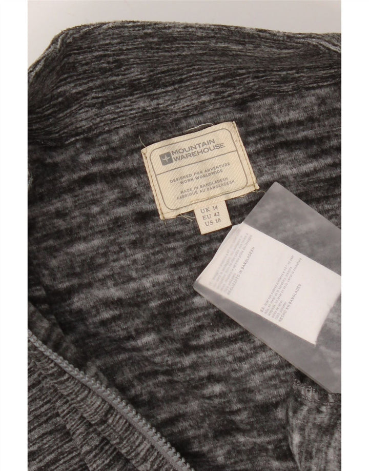 Giacca in pile da donna Mountain Warehouse UK 14 Large Grigio Poliestere