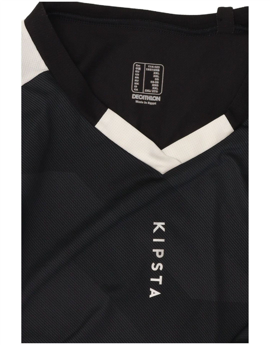 T-shirt grafica da uomo Decathlon Top 2XL Black Colourblock