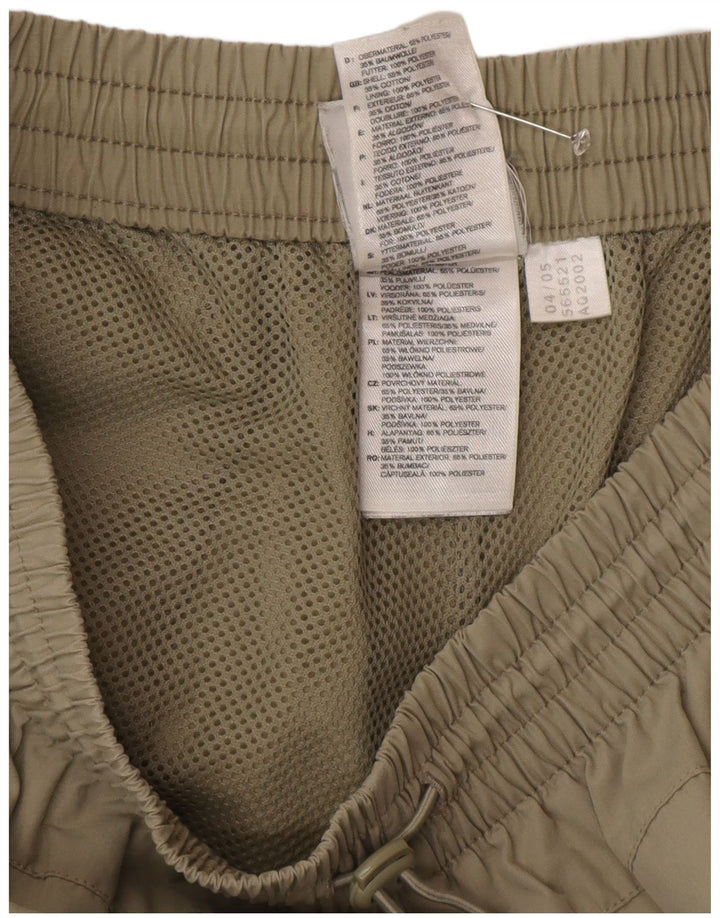 Pantaloni da tuta Adidas Capri da uomo piccoli in poliestere kaki
