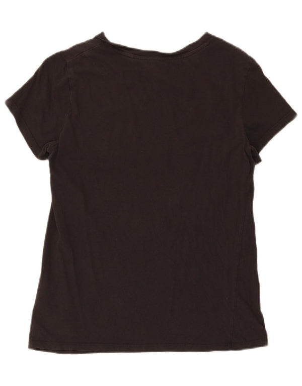 T-shirt grafica da donna Levi's Top UK 10 piccola in cotone nero