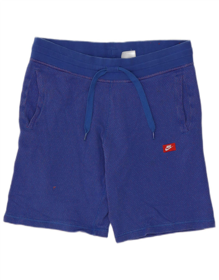 Pantaloncini sportivi Nike da uomo blu medio maculato