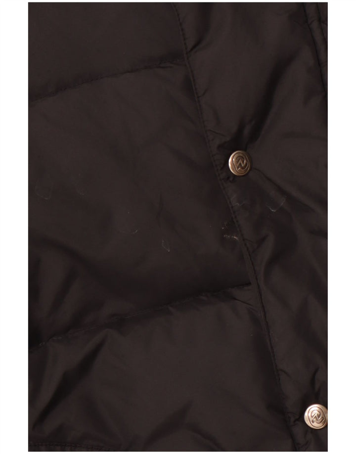 Giacca imbottita con cappuccio da uomo INVICTA UK 40 Large nera in poliammide