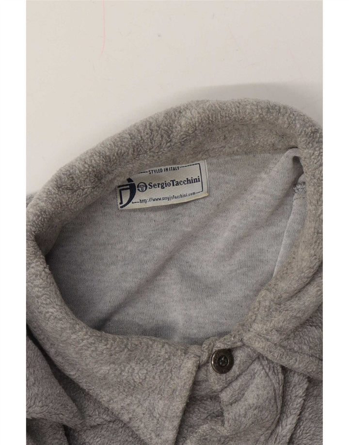 Camicia in pile da uomo Sergio Tacchini Overshirt XL Grigia