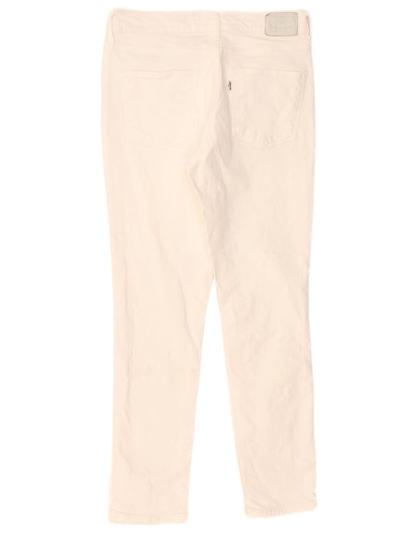 Levi's Donna 311 Shaping Skinny Jeans W29 L28 Cotone Bianco