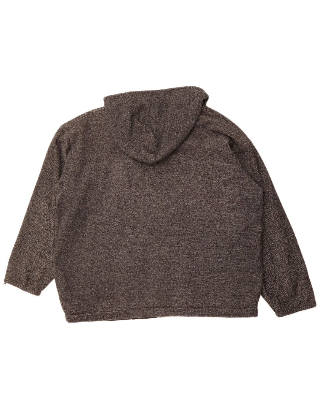 Giacca in pile con cappuccio da uomo CHAMPION UK 42 XL Poliestere gessato grigio