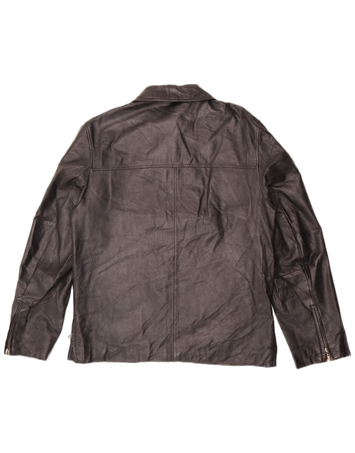 Giacca in pelle da uomo Conbipel UK 38 pelle nera media