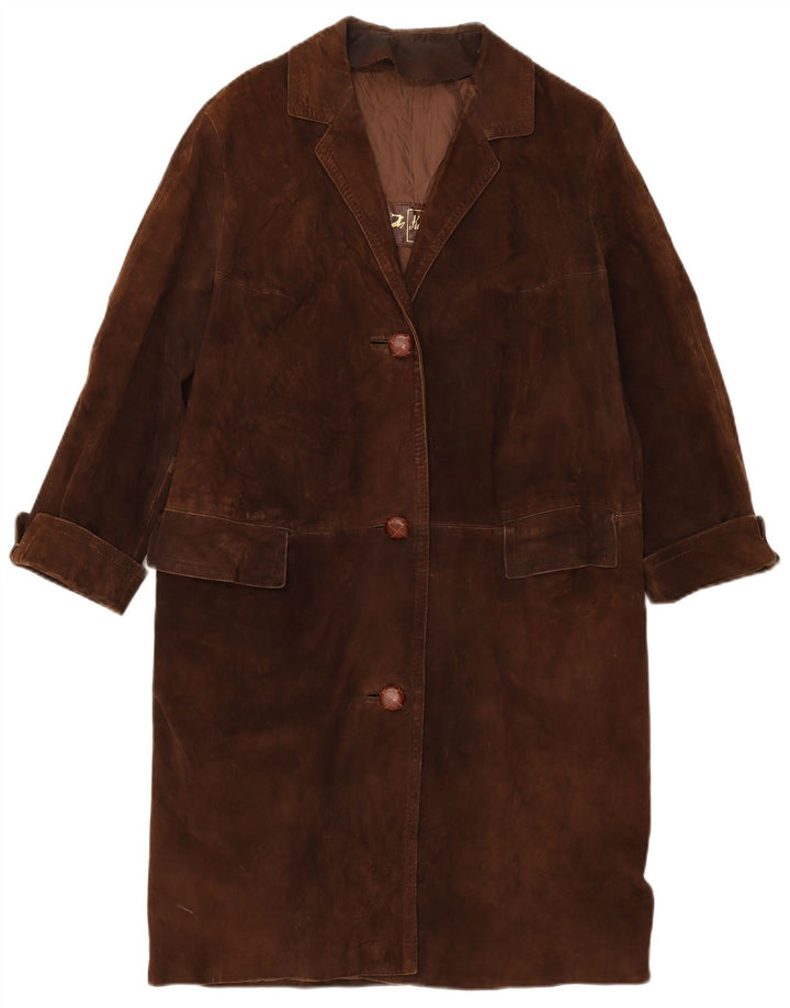 Soprabito da donna in pelle scamosciata Kennedy IT 50 XL Marrone