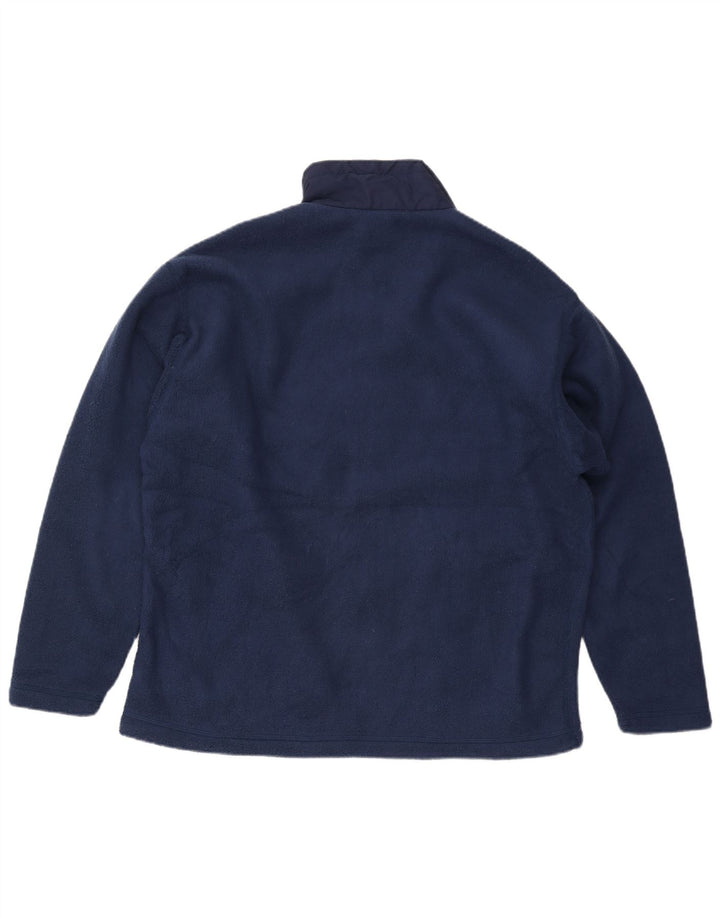 Patagonia Giacca in pile Synchilla da uomo UK 42 XL Poliestere blu navy