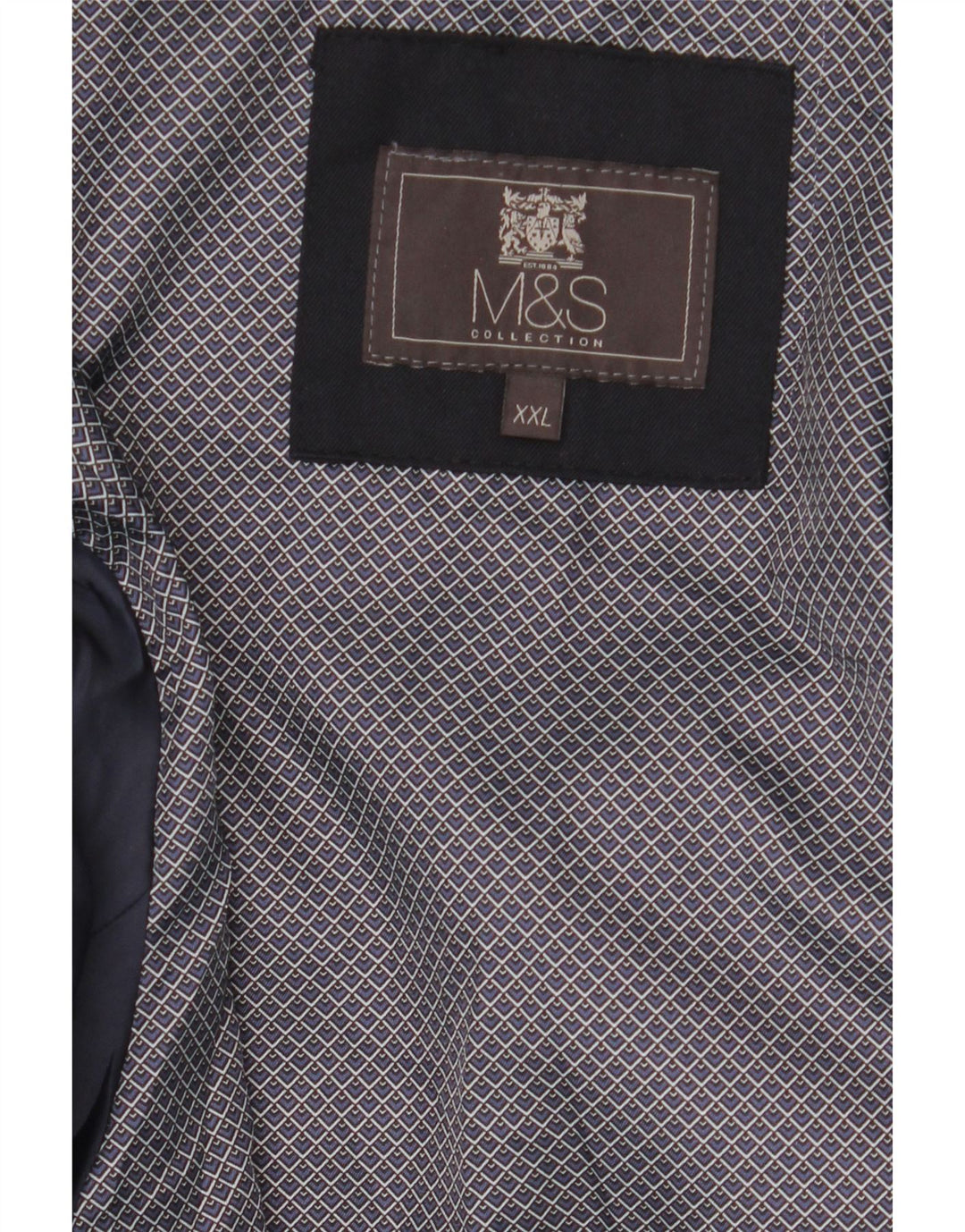 Giubbotto bomber da uomo Marks & Spencer UK 44 2XL Blu navy