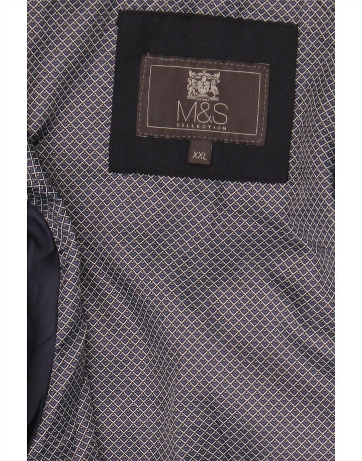 Giubbotto bomber da uomo Marks & Spencer UK 44 2XL Blu navy