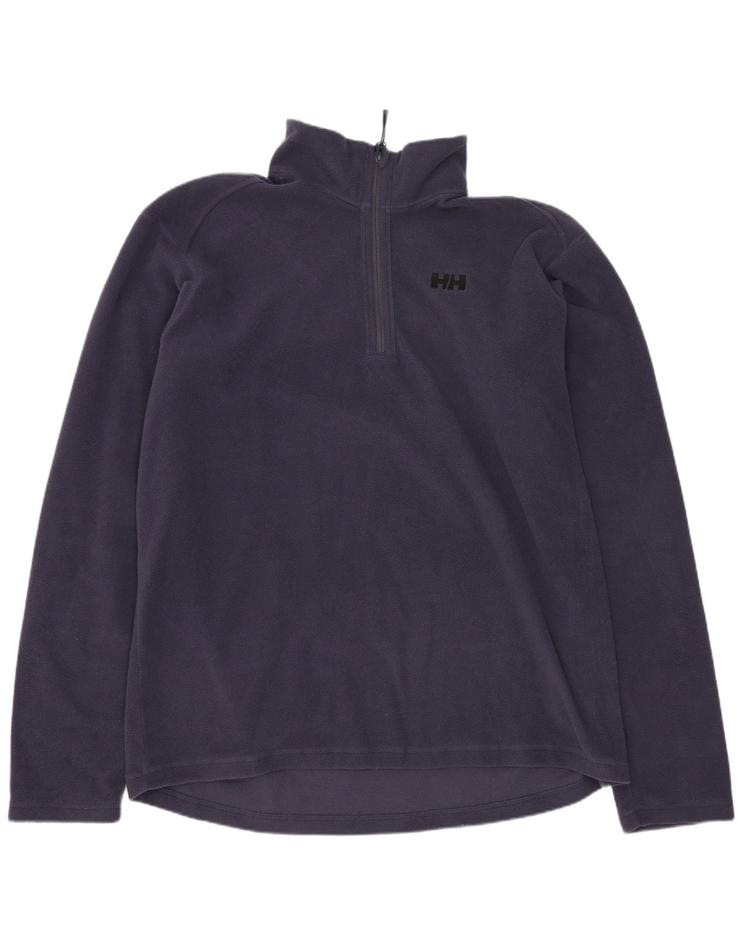 Maglione in pile da uomo HELLY HANSEN con zip e collo XL in poliestere blu navy