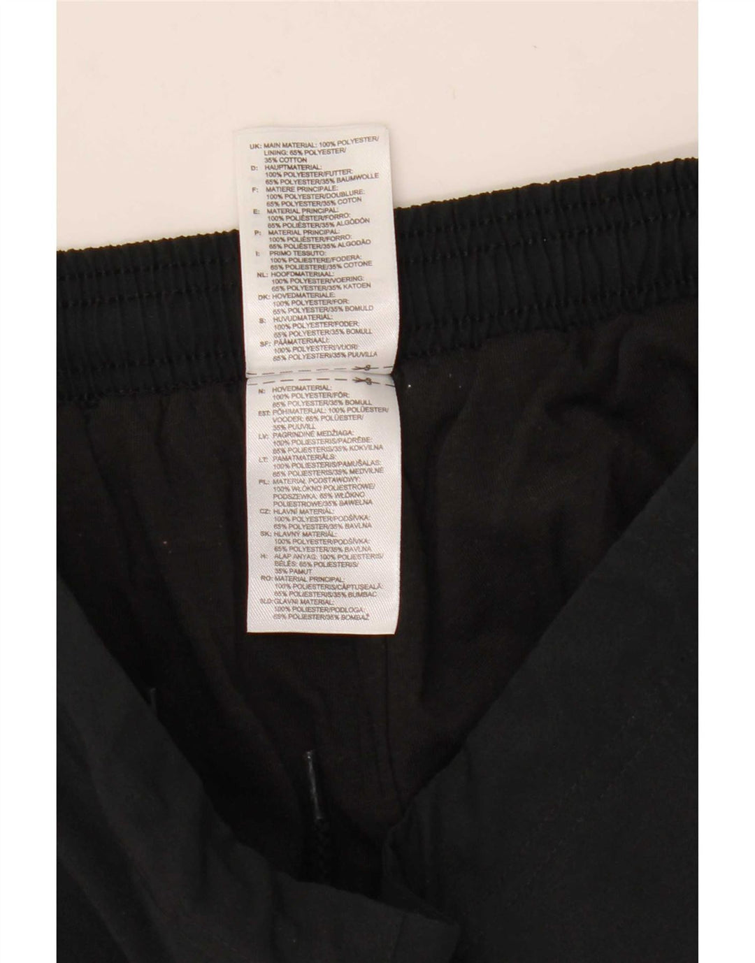 Pantaloni da tuta da donna Adidas Joggers UK 12 Medium Nero Poliestere