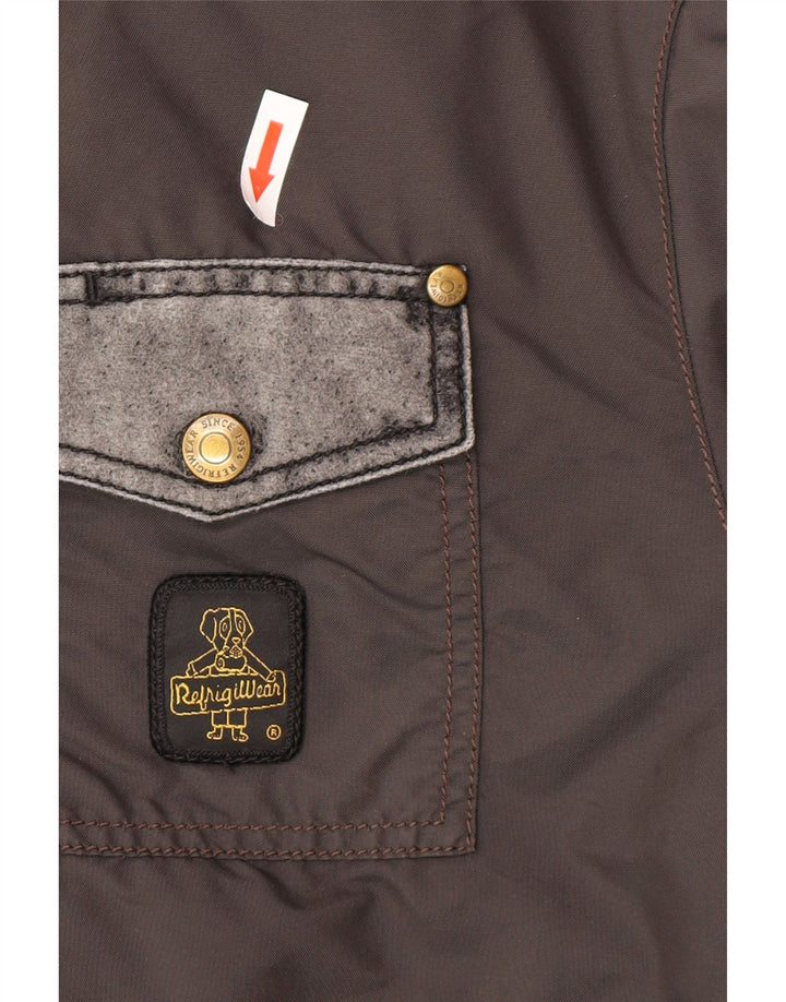 Giubbotto bomber da uomo Refrigiwear UK 40 Large Grey Colourblock