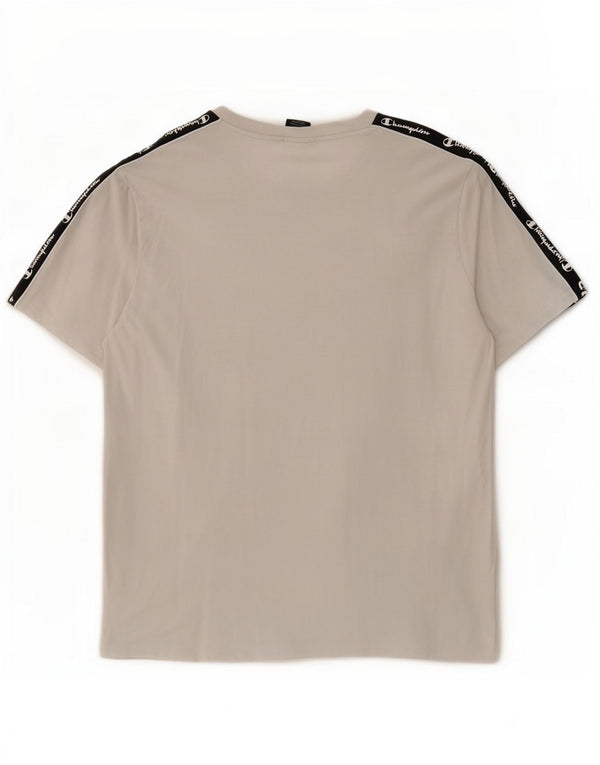 T-shirt grafica da uomo Champion Top XL White Colourblock