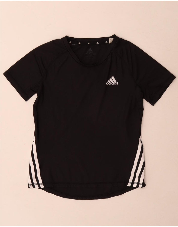 Maglietta Adidas Aeroready da ragazzo, 11-12 anni, in poliestere nero