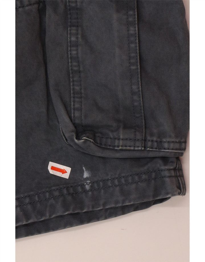 Pantaloncini cargo da uomo SUPERDRY medi W32 in cotone grigio
