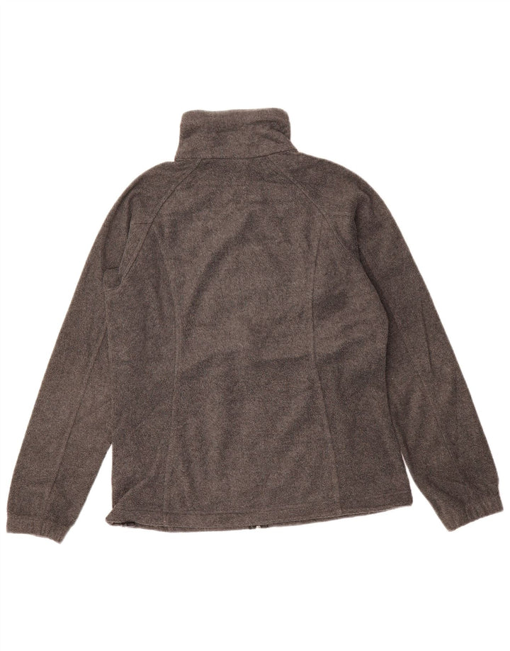COLUMBIA Mens Fleece Jacket UK 36 Small Grey Polyester