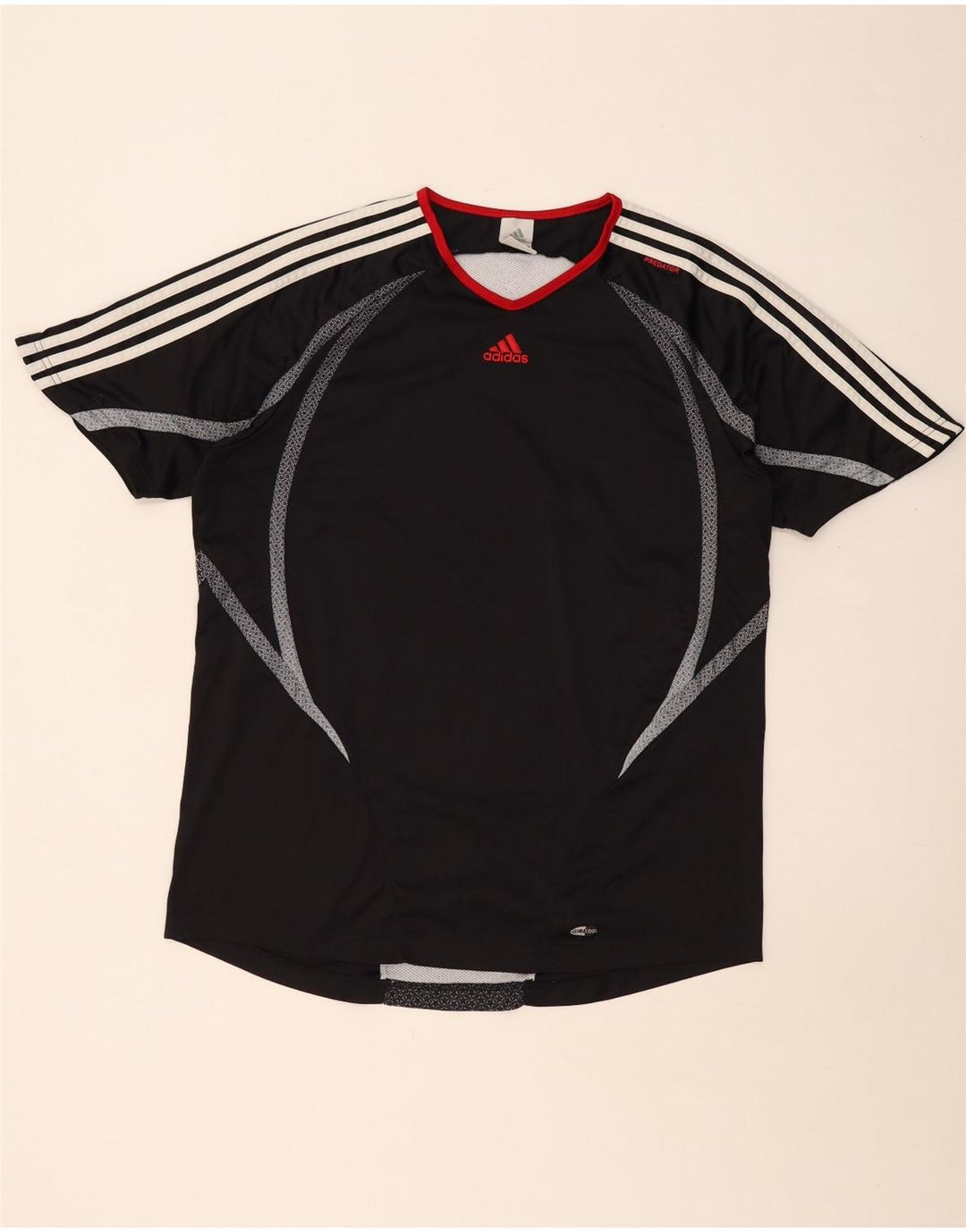 T-shirt ADIDAS da uomo Climacool XL poliestere color block nero