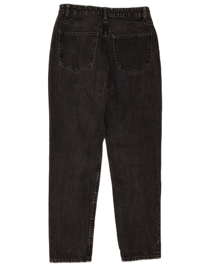 Jeans affusolati effetto consumato ZARA da donna EU 38 piccolo W28 L27 grigio