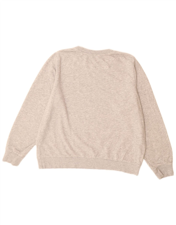 Felpa oversize da donna Marks & Spencer UK 16 grande cotone grigio