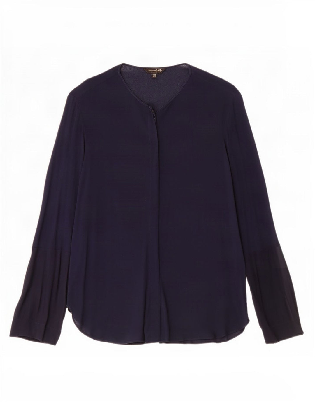 Camicetta da donna Massimo Dutti EU 40 Viscosa media blu navy