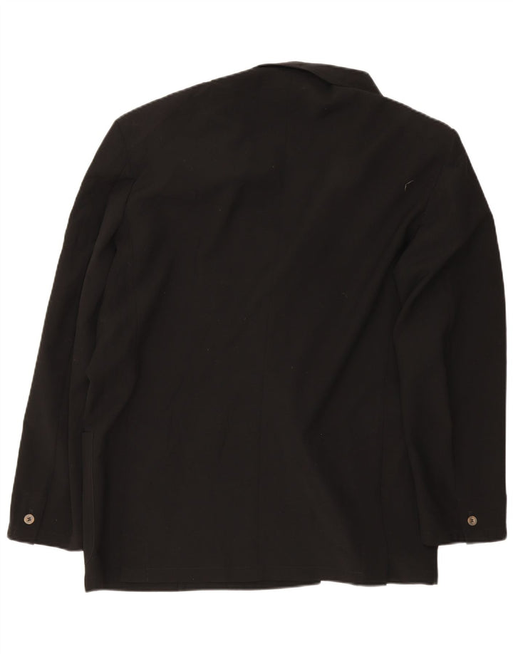 Pal Zileri Giacca Blazer Doppio Petto da Uomo IT 52 XL Lana Vergine Nera