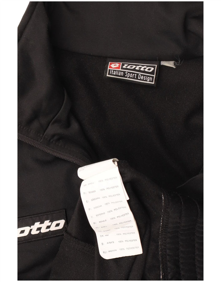 Giacca sportiva da uomo con grafica Lotto XL Poliestere color block nero