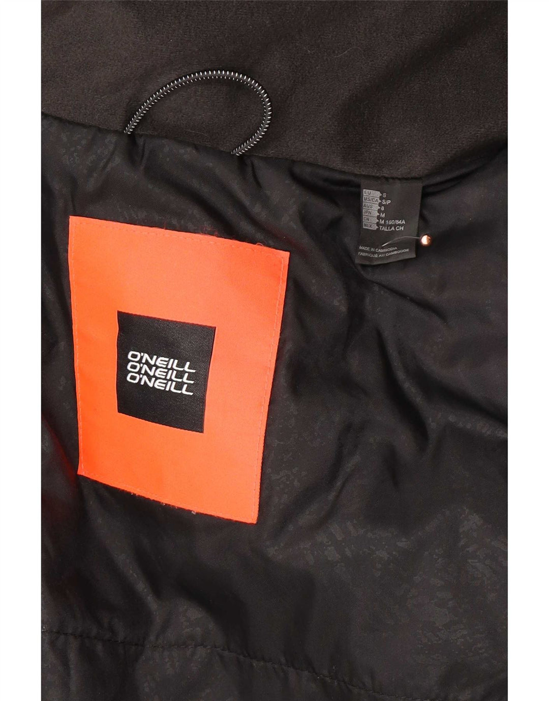 Giacca da sci con cappuccio da uomo O'Neill UK 36 Small Poliestere color block nero
