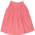 Gonna svasata da donna vintage W28 rosa medio floreale
