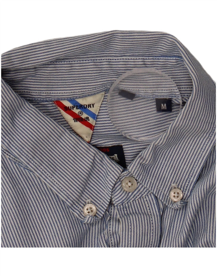 Camicia da uomo Superdry gessato blu medio