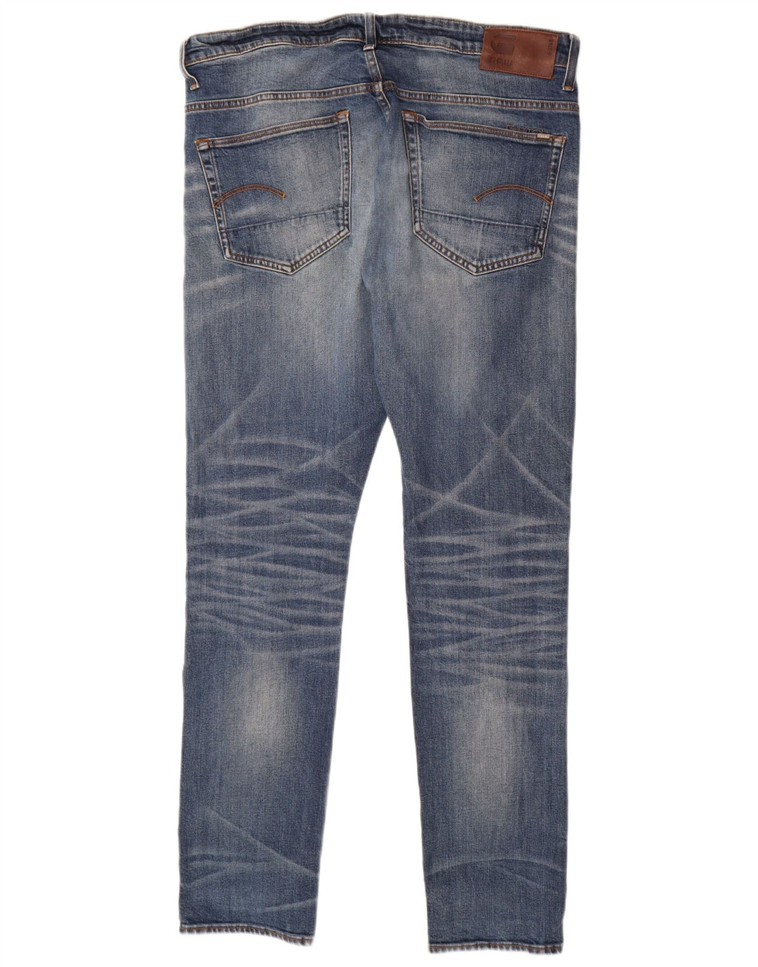 Jeans G-STAR da uomo 3301 affusolati W36 L34 Blu