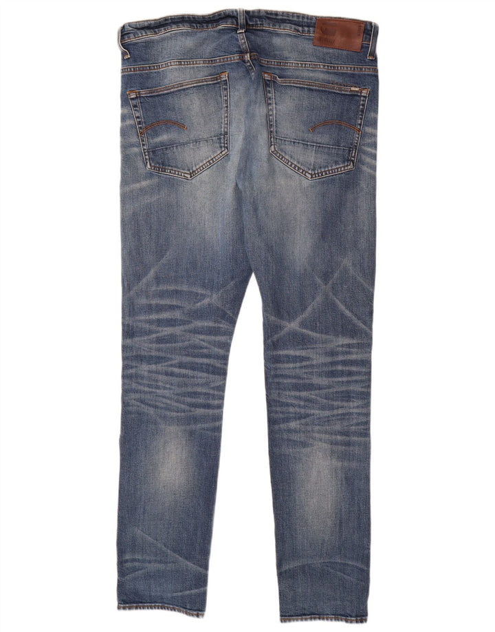 Jeans G-STAR da uomo 3301 affusolati W36 L34 Blu