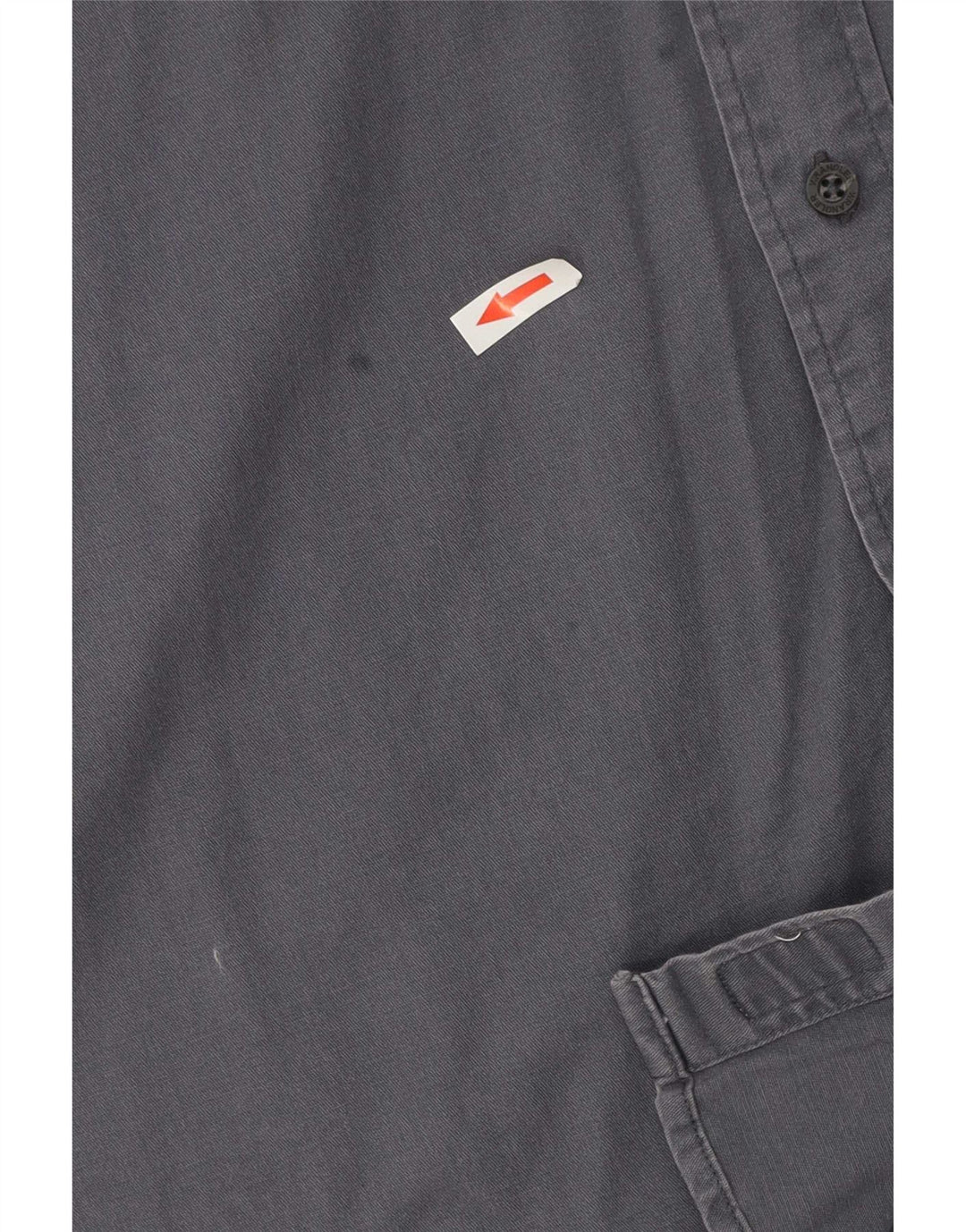 Camicia a maniche corte da uomo Wrangler in cotone blu navy medio