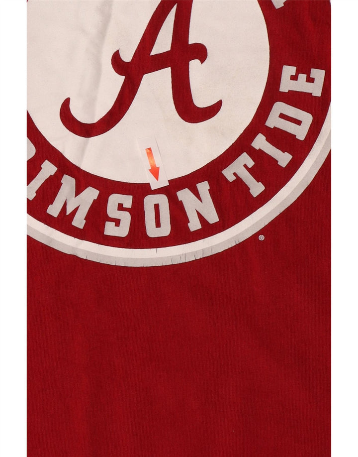 T-shirt grafica da uomo Champion Top grande in cotone rosso