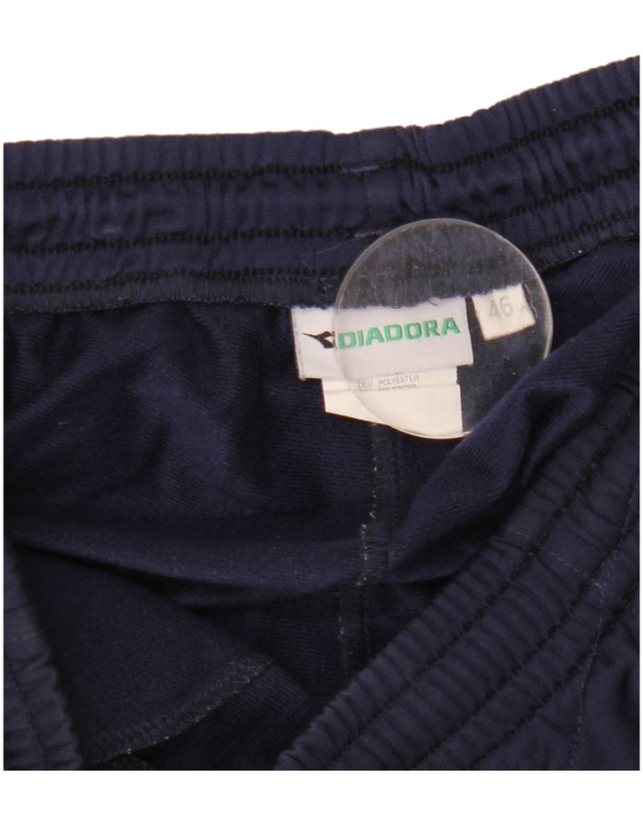 Pantaloni Tuta Uomo Diadora IT 46 Small Blu Navy Poliestere