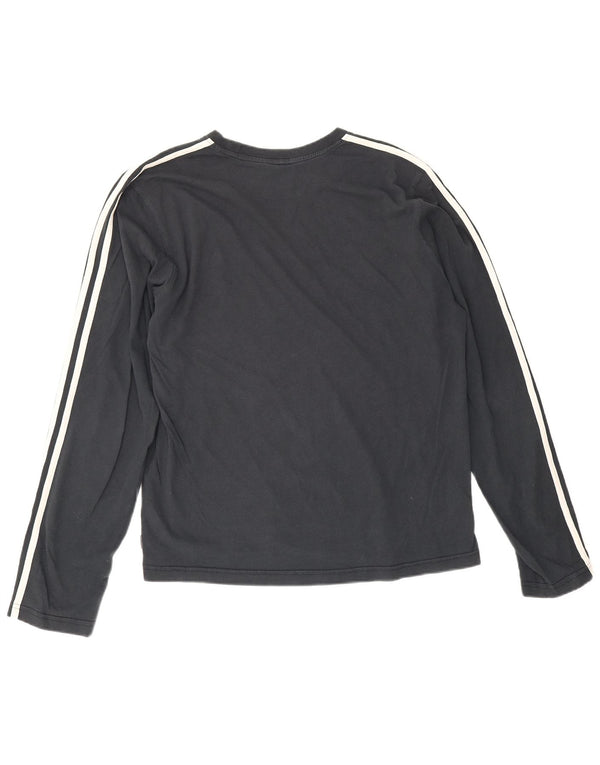 Top Adidas da uomo a maniche lunghe grande nero