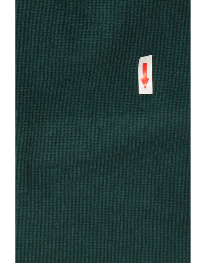 Levi's Uomo Standard Top Manica Lunga Grande Cotone Verde