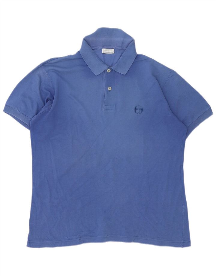 Polo Uomo Sergio Tacchini Large Blu Cotone
