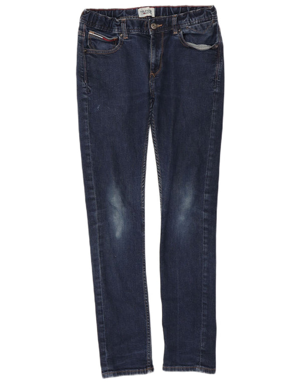 TOMMY HILFIGER Boys Skinny Jeans 13-14 Years W28 L29 Blue Cotton