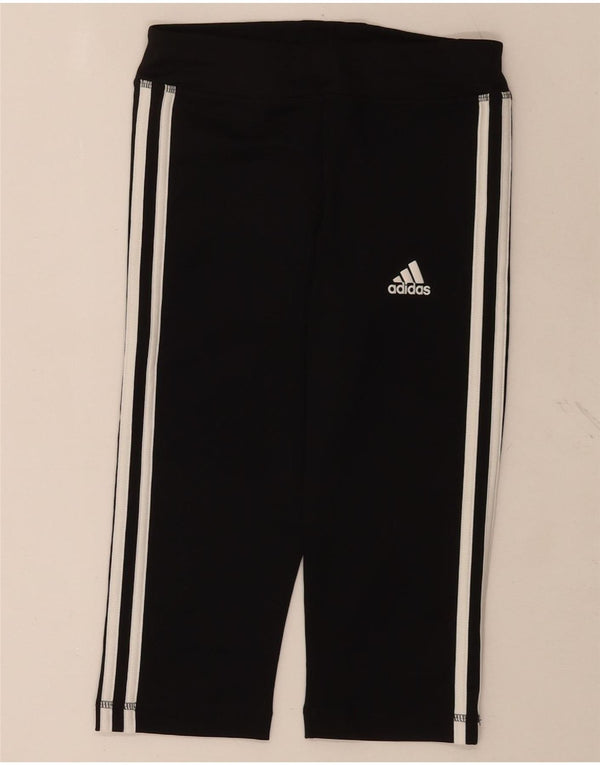 Leggings Adidas Climalite Capri per ragazze 11-12 anni in poliestere nero