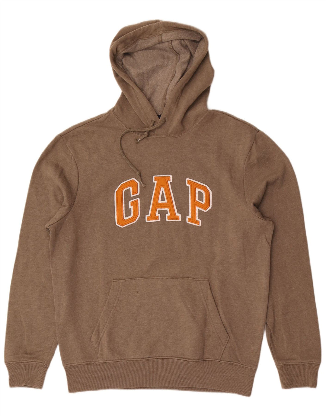 Gap Felpa con cappuccio grafica da uomo in cotone marrone medio