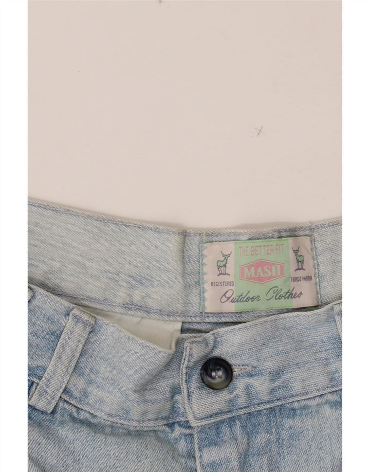 MASH Womens Denim Shorts W30 Medium Blue