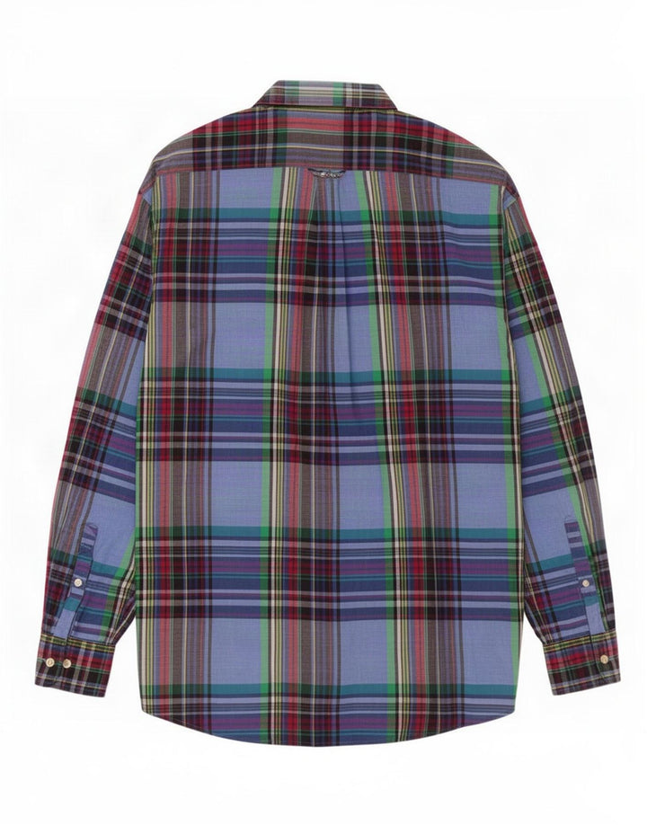 Camicia da uomo Gant XL in cotone scozzese multicolore