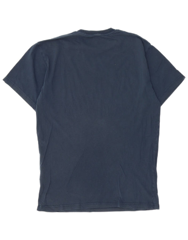 T-shirt grafica da uomo con vestibilità classica VANS, maglietta media in cotone blu navy
