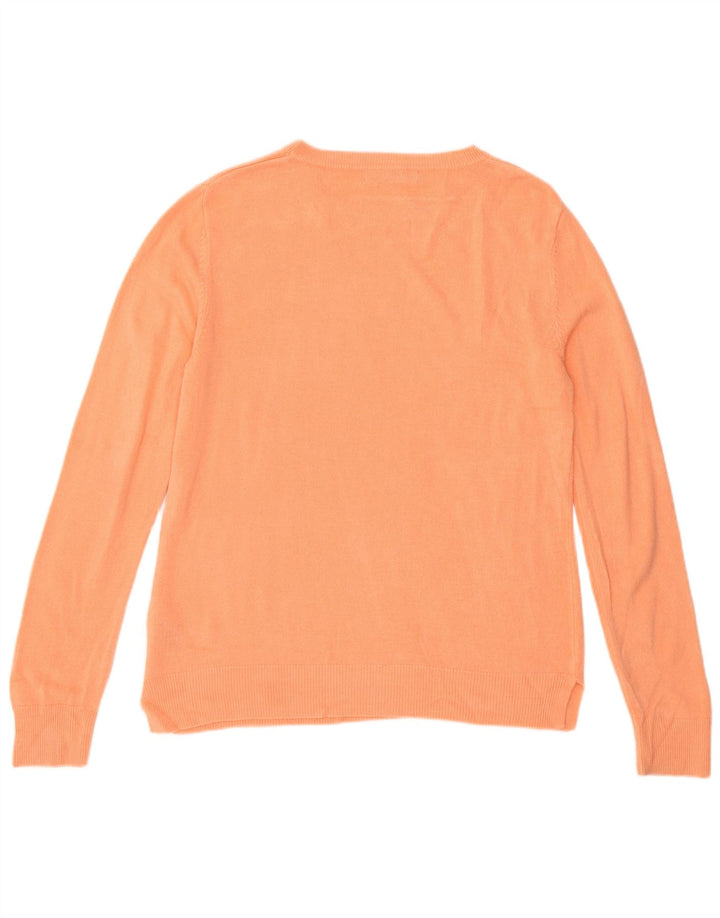 Maglione maglione girocollo da donna Marks & Spencer UK 12 Acrilico rosa medio