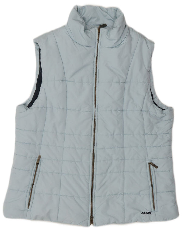 Gilet imbottito da donna Musto UK 18 XL poliestere blu