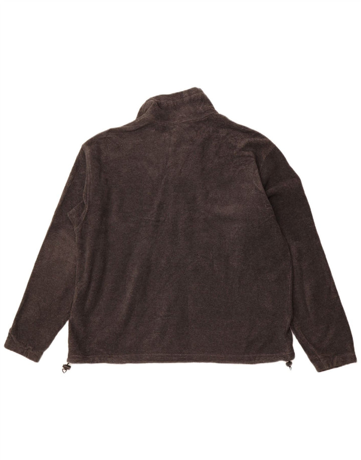 Giacca in pile da uomo COLUMBIA UK 42 XL Poliestere grigio