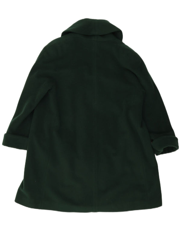ADMYRA Womens Oversized Overcoat UK 10 Small Green Wool