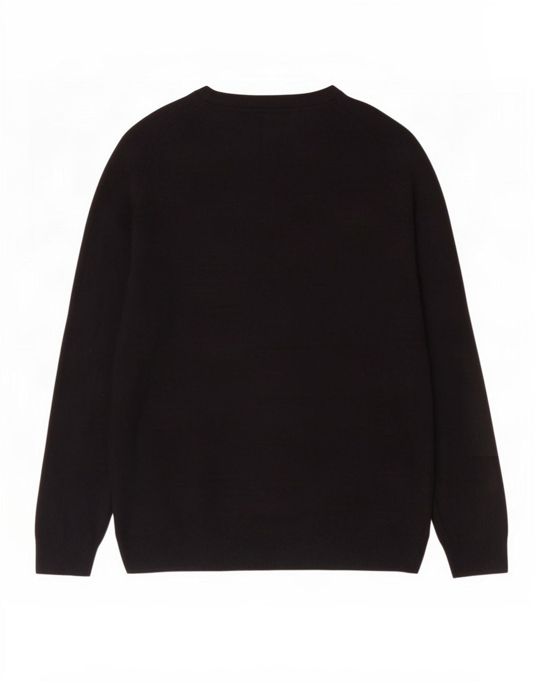 Marks & Spencer Maglione da uomo con scollo a barca vestibilità regolare, grande lana nera